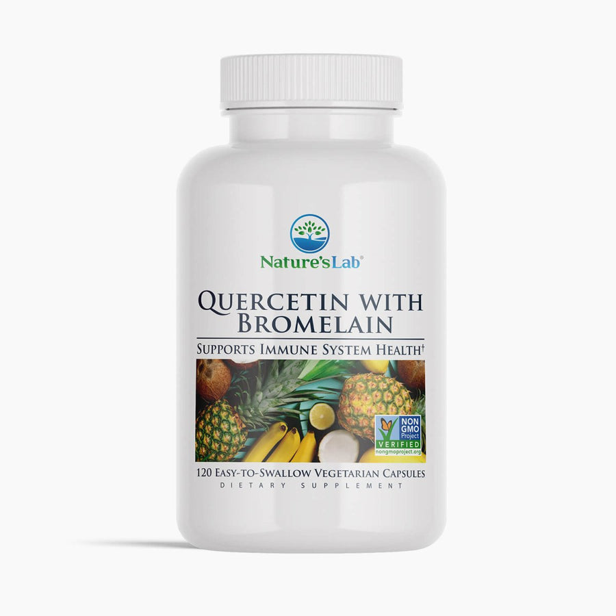 Castlebeard Nature's Lab Quercetin Bromelain - 120 Capsules