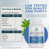 Castlebeard Nature's Lab Triple Strength Omega-3 Fish Oil with EPA & DHA - 180 Softgels, view 5