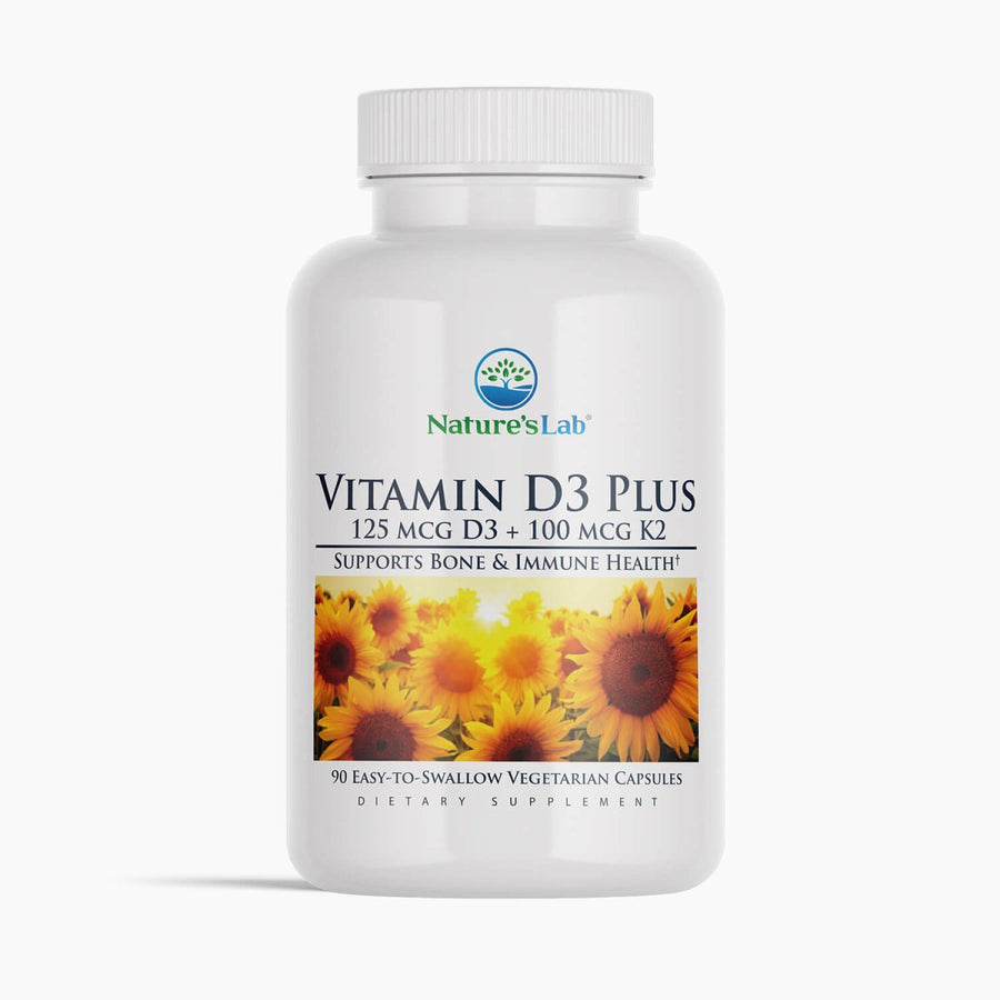 Castlebeard Nature's Lab Vitamin D3 Plus - 90 Capsules