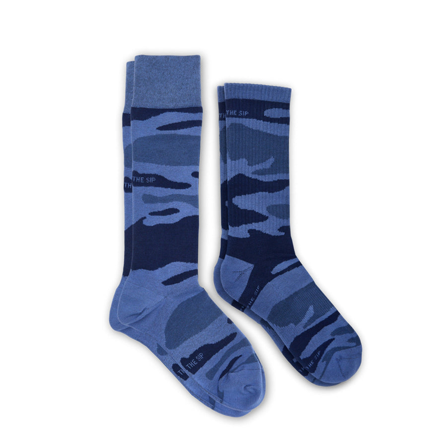Castlebeard Navy Camo Socks 2-Pack