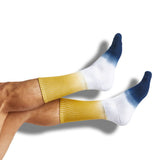 Castlebeard Navy Gold Mixed Socks 4 Pack -B, view 3