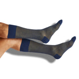 Castlebeard Navy Gold Mixed Socks 4 Pack -B, view 4