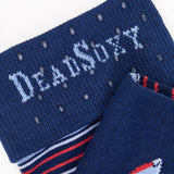 Castlebeard Navy Ole Miss Helmet Dress Socks, view 5