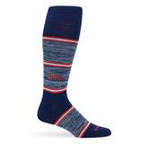 Castlebeard Navy Rebels Stripe Dress Socks, view 5