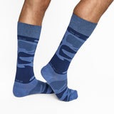 Castlebeard Navy Sip Camo Dress Socks, view 2