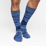 Castlebeard Navy Sip Camo Dress Socks, view 5