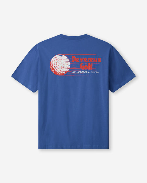 Castlebeard No Hookers Tee - Royal Blue