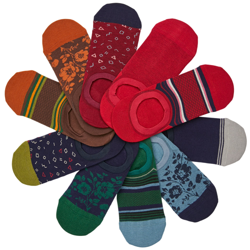 Castlebeard No-Show Sock 10-Pack - P1 [ SMALL ]