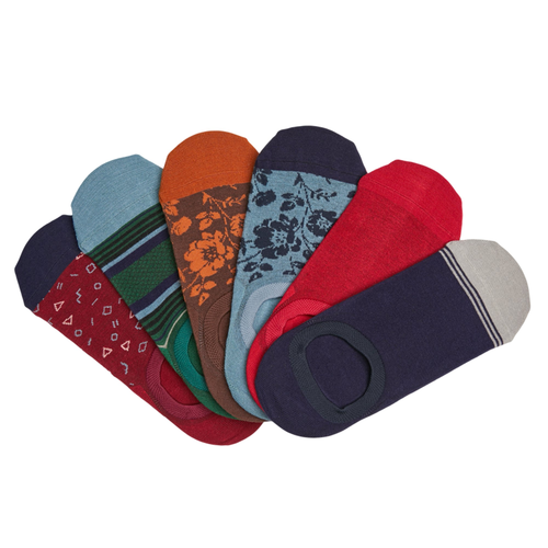 Castlebeard No-Show Sock 6-Pack - vp3 [ SMALL ]