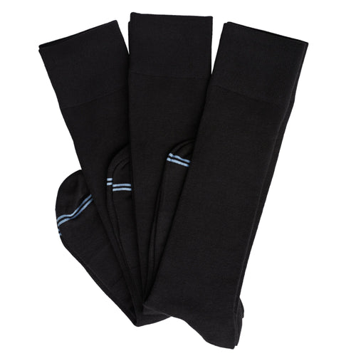 Castlebeard Nyx 3-Pack - Black Dress Socks