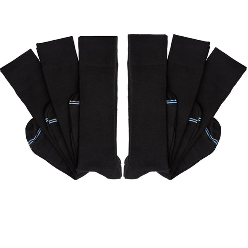 Castlebeard Nyx 6-Pack - Black Dress Socks