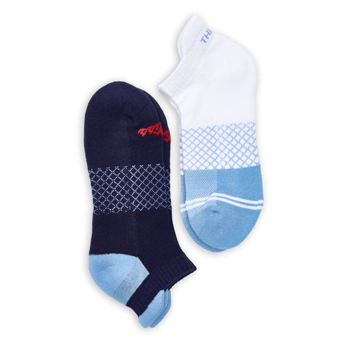 Castlebeard Ole Miss Ankle Socks 2 Pack