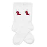 Castlebeard Ole Miss Campus Crew Socks 3-Pack, view 4