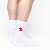 Castlebeard Ole Miss Campus Crew Socks, view 5