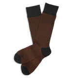 Castlebeard Orange / Black Dress Socks 4-Pack, view 3