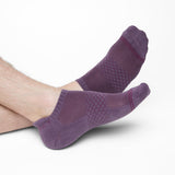 Castlebeard Orchid Purple Ankle Socks, view 2