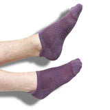 Castlebeard Orchid Purple Ankle Socks, view 6