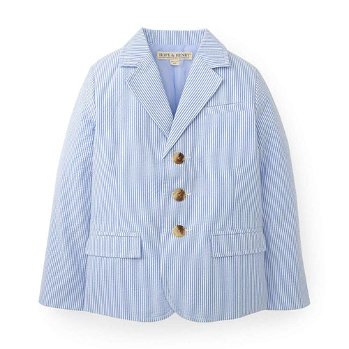 Castlebeard Organic Seersucker Suit Jacket