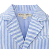 Castlebeard Organic Seersucker Suit Jacket, view 5