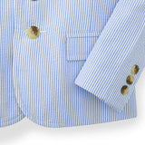 Castlebeard Organic Seersucker Suit Jacket, view 6