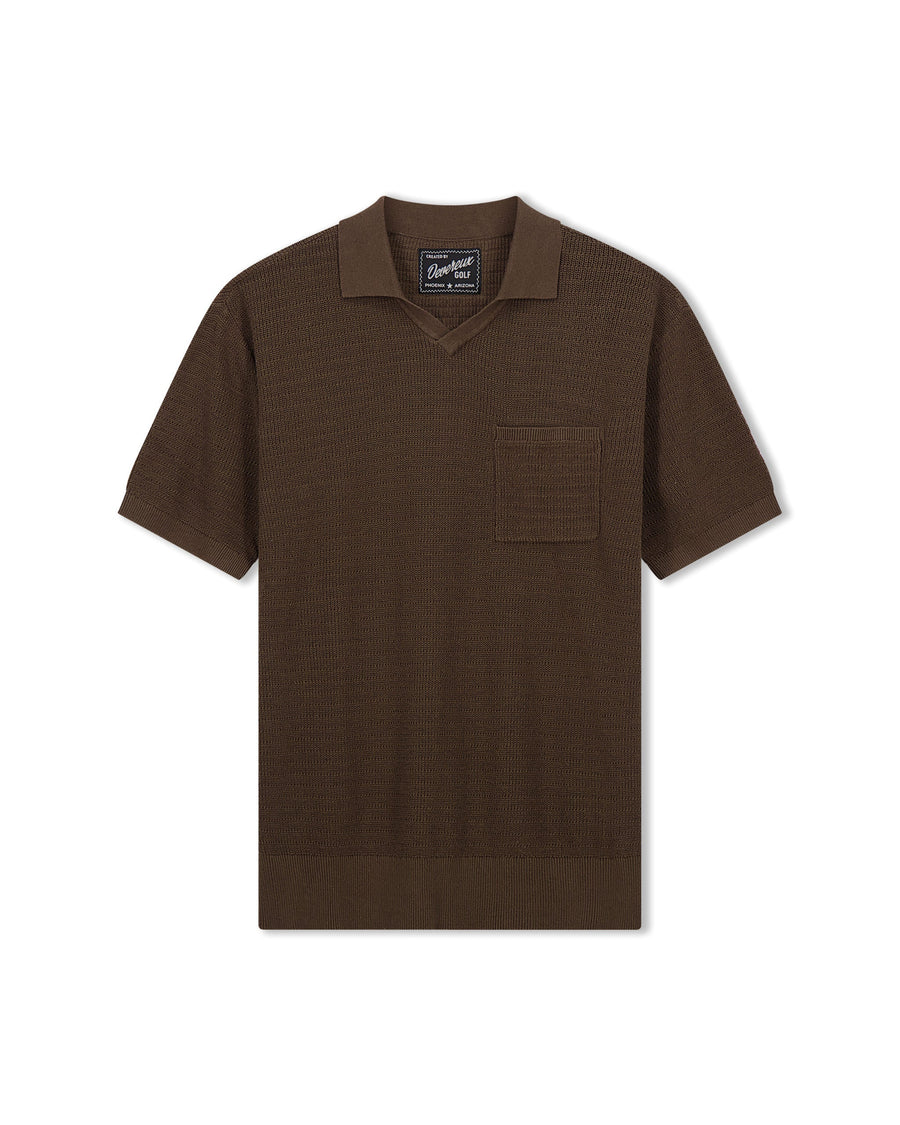Castlebeard Phoenician Men's Knit Golf Polo – Catacomb