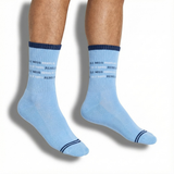 Castlebeard Powder Blue Ole Miss Rebel Casual Crew, view 4