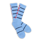 Castlebeard Powder Stripe The Sip Casual Crew Socks, view 3