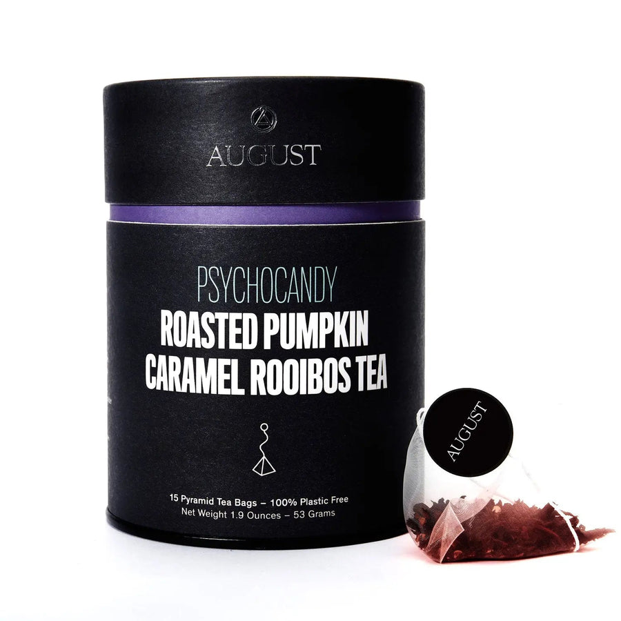 Castlebeard Psychocandy - Roasted Pumpkin Caramel Rooibos Tea (Caffeine Free) (15 Tea Bags)