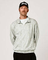 Castlebeard Pullover Piped QTR ZIP - Succulent Green, view 2