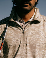 Castlebeard Pullover Piped QTR ZIP - Tiger Camo, view 4