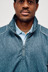 Castlebeard Pullover Piped QTR Zip - Western Sky Labyrinth, view 2