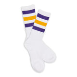Castlebeard Purple / Gold Mixed Socks 4 Pack -A, view 5