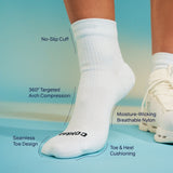 Castlebeard Quarter Ankle Compression Socks, view 3