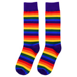 Castlebeard Rainbow Striped Socks, view 3