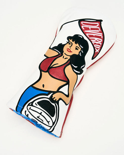 Castlebeard Range Girl Driver Cover - Red / White