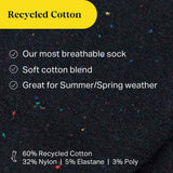 Castlebeard Recycled Cotton Compression Socks, view 4