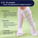 Castlebeard Recycled Cotton Compression Socks, view 5