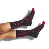 Castlebeard Red / Black Mixed Socks 4 Pack -A, view 4
