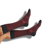 Castlebeard Red / Black Mixed Socks 8 Pack, view 3