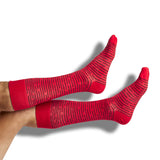 Castlebeard Red / Black Mixed Socks 8 Pack, view 4
