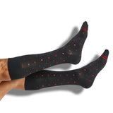 Castlebeard Red / Black Mixed Socks 8 Pack, view 5
