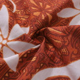 Castlebeard Red Hawaiian Shirt For Men Tiki Hawaii Shirt Camp Collar 100% Cotton Shirt By Sun, view 6