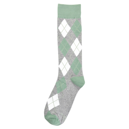 Castlebeard Sage Argyle Socks
