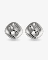 Castlebeard Sara Organic Square Gold Statement Earrings, view 6