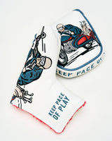 Castlebeard Sidecar Blade Putter Cover - Blue / White, view 2