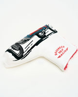 Castlebeard Sidecar Blade Putter Cover - Blue / White, view 6
