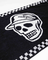 Castlebeard Skull Caddie Knitted Towel - Black / White, view 4