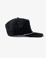 Castlebeard Skull Caddie Performance Rope Hat - Black, view 5