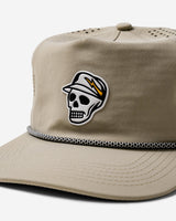 Castlebeard Skull Caddie Performance Rope Hat - Bone, view 2