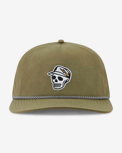 Castlebeard Skull Caddie Performance Rope Hat - Brindle